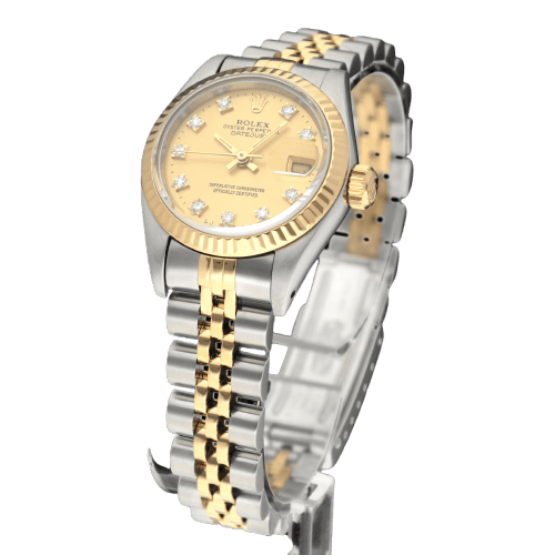 Rolex - Montre Lady-Datejust 69173G en or et acier