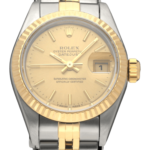 Rolex - Montre Lady-Datejust 69173 en or et acier