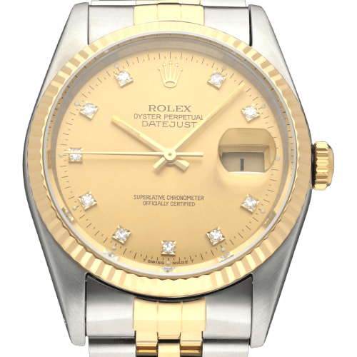 Rolex - Montre Datejust 16233G en or et acier