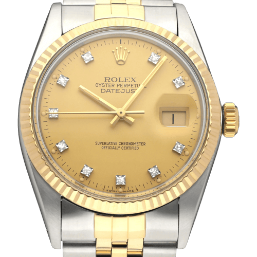Rolex Datejust - Montre 16013G en or et acier