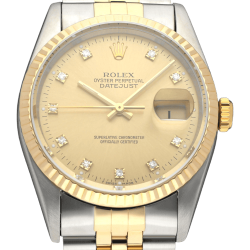 Rolex - Montre Datejust 16233G en or et acier