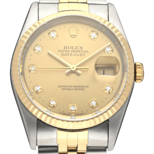 Rolex - Montre Datejust 16233G en or et acier