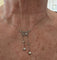 Collier Collier négligée Art déco en platine et diamants 58 Facettes 1