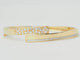 Bracelet Bracelet jonc ouvrant en or jaune et diamants 58 Facettes 33362
