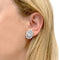 Boucles d'oreilles Boucheron - Boucles d'oreilles en or blanc, platine et diamants 58 Facettes 35714