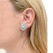 Boucles d'oreilles Boucheron - Boucles d'oreilles en or blanc, platine et diamants 58 Facettes 35714
