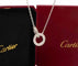 Pendentif Cartier Love - Pendentif en or gris et diamants 58 Facettes jnci68