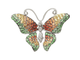 Broche Broche papillon en or blanc 18k, citrine, topaze, péridot et diamants 58 Facettes 33134