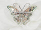 Broche Broche papillon en or blanc 18k, citrine, topaze, péridot et diamants 58 Facettes 33134
