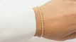 Bracelet Bracelet rivière en or jaune et diamants 1,50 ct 58 Facettes 32843