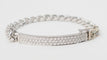 Bracelet Bracelet gourmette en or blanc et diamants 58 Facettes 32978
