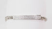 Bracelet Bracelet souple en or blanc 18 carats pavé de diamants 58 Facettes 32978