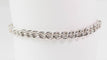 Bracelet Bracelet gourmette en or blanc et diamants 58 Facettes 32978