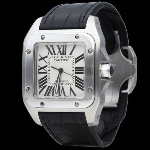 Montre Cartier Santos 100 XL - Montre en acier 58 Facettes MT45649