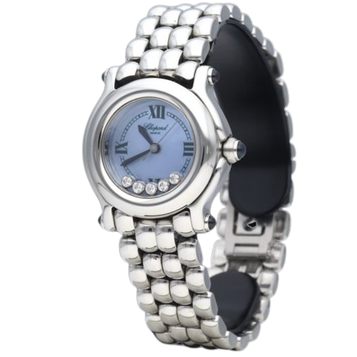 Chopard Happy Sport Mini - Montre en acier cadran nacré