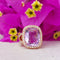 Bague 51 Bague Lilas en or rose 18k, améthyste et diamants 58 Facettes 259