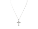 Collier Collier - Croix en or blanc et diamants 58 Facettes 21080