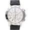 Bulgari - Montre chronographe en acier