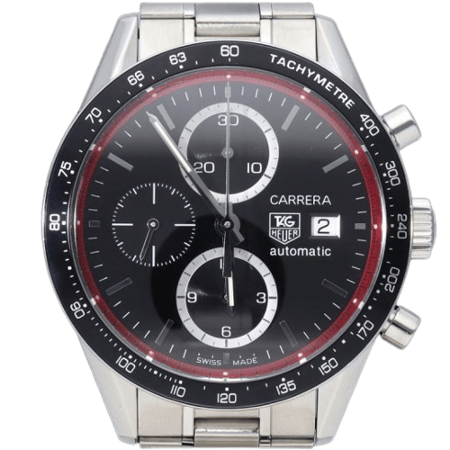 Montre TAG Heuer Carrera - Montre Calibre 16 chronographe en acier 58 Facettes MT46522