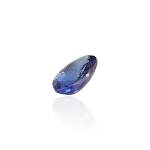 Pendentif Tanzanite - Pierre ovale mixte de Tanzanie 0,74 ct 58 Facettes #24-108-TZVLCH