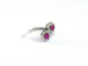 Bague 55 Bague croisée en or blanc, rubis et diamants 58 Facettes NORM20251912 - 149