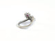 Bague 55 Bague croisée en or blanc, rubis et diamants 58 Facettes NORM20251912 - 149