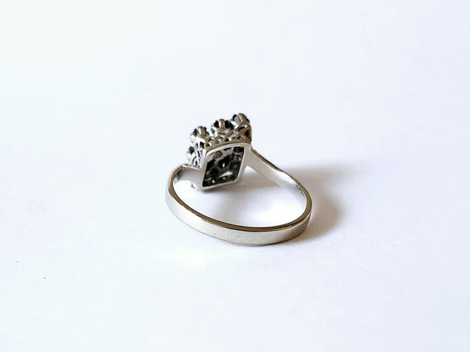 Bague 51 Bague en or gris 18K et diamants 58 Facettes VERM20251219 - 317