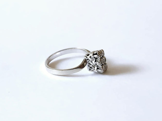 Bague 51 Bague en or gris 18K et diamants 58 Facettes VERM20251219 - 317