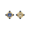 Bulgari - Boucles d'oreilles en or jaune et saphirs de Ceylan