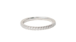 Bague 50 Demi-alliance - Bague en or blanc et diamants 0,25 ct 58 Facettes 32245