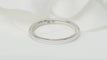 Bague 50 Demi-alliance - Bague en or blanc et diamants 0,25 ct 58 Facettes 32245