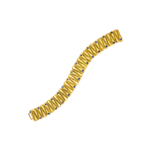Vacheron Constantin Cristofol - Bracelet en or jaune et saphirs