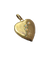 Art Nouveau - Pendentif cœur muguet en or jaune et opales