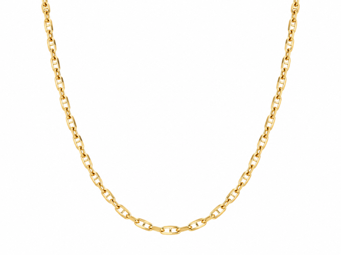 Collier Collier maille marine en or jaune 18 ct 58 Facettes 33380