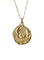 Pendentif Médaille astrologique Cancer - Pendentif en or jaune années 70 58 Facettes