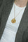 Pendentif Médaille astrologique Cancer - Pendentif en or jaune années 70 58 Facettes