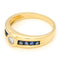 Bague 54.5 Punto Luce - Bague en or jaune 18k, diamant et saphirs 58 Facettes B905F1DE60F44DA496E3D9C5EFE4106C