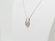 Collier Collier - Pendentif dôme en or blanc et diamants 58 Facettes 27313/27307