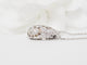 Collier Collier - Pendentif dôme en or blanc et diamants 58 Facettes 27313/27307
