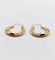 Boucles d'oreilles Créoles Art déco - Boucles d'oreilles en or rose 18k 58 Facettes A07383