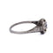 Bague 55 Bague ancienne en or blanc 18k avec diamant 58 Facettes AN570 P20 (00029)