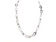 Collier Collier en or blanc 18 carats à maillons ovales – 25 g 58 Facettes 23426
