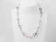 Collier Collier en or blanc 18 carats à maillons ovales – 25 g 58 Facettes 23426