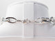 Collier Collier en or blanc 18 carats à maillons ovales – 25 g 58 Facettes 23426