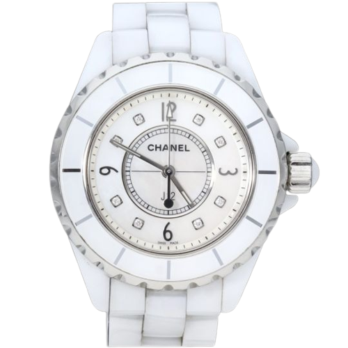Chanel J12 - Montre 33 mm en céramique et diamants