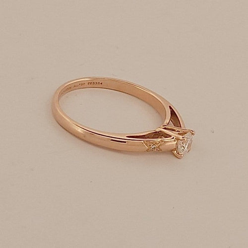 Bague 52 Mauboussin - Bague solitaire en or jaune et diamants 58 Facettes 2779342