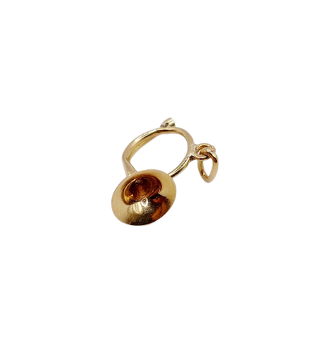 Pendentif corps de chasse en or 18k