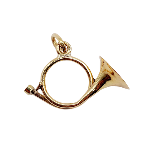 Pendentif corps de chasse en or 18k
