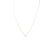 Collier Collier solitaire en or rose et diamant 58 Facettes 3GR18