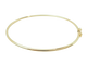 Bracelet jonc flexible en or jaune